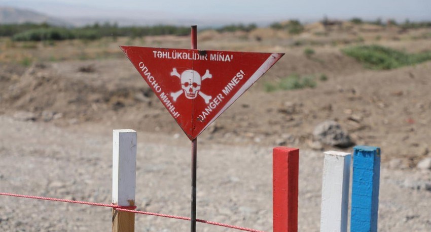 Azad olunan ərazilərdə daha 63 mina aşkarlanıb