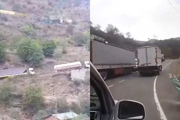 Tehranın Ermənistandakı qaranlıq planı: İranlı sürücülər ermənilərə görə canlarını təhlükəyə atır - VİDEO