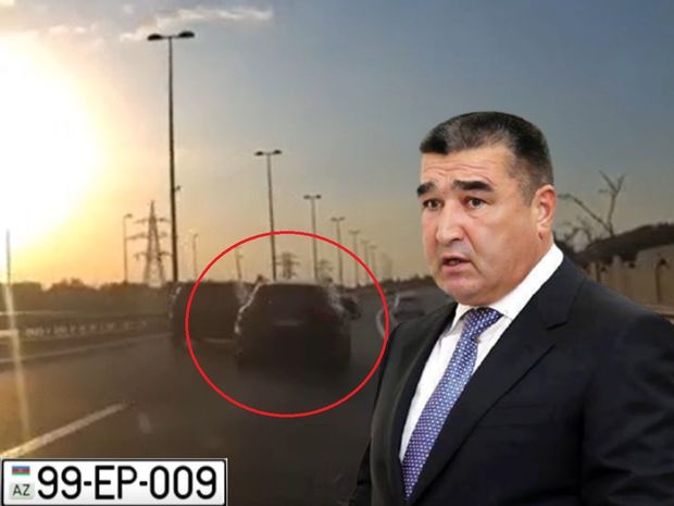 Etibar Pirverdiyevin oğlu Bakıda “Porsche” ilə “avtoş”luq etdi - VİDEO