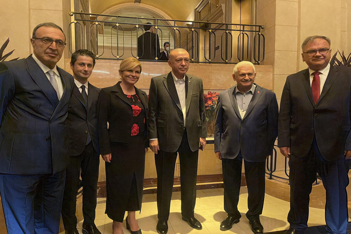 Nizami Gəncəvi Beynəlxalq Mərkəzinin üzvləri Ərdoğanla görüşüb