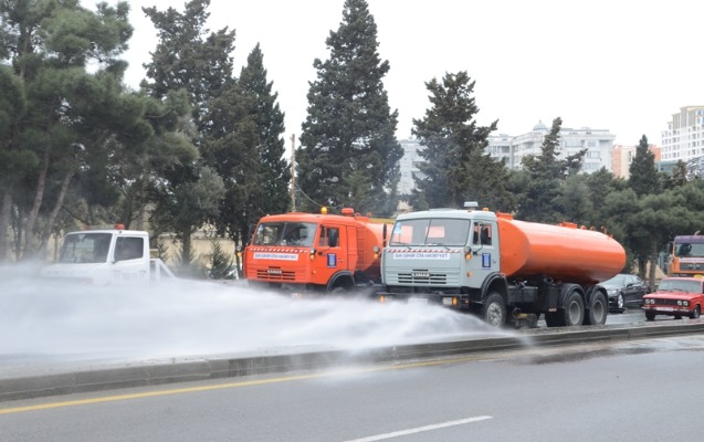 Sabah gücləndirilmiş dezinfeksiya işləri aparılacaq