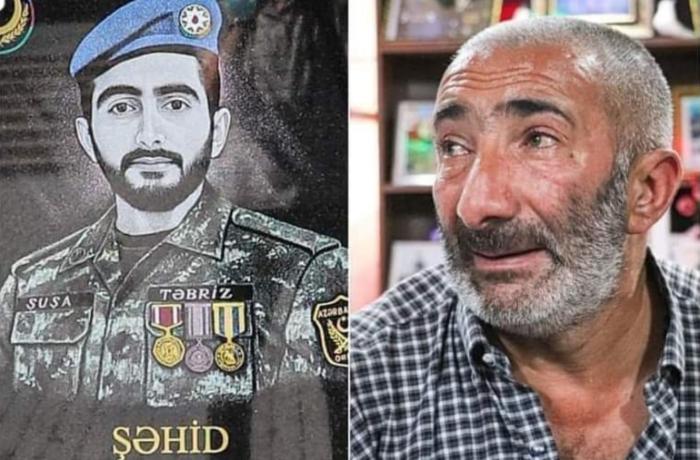 Vəfat etməsi xəbəri yayılan şəhid atası: 
