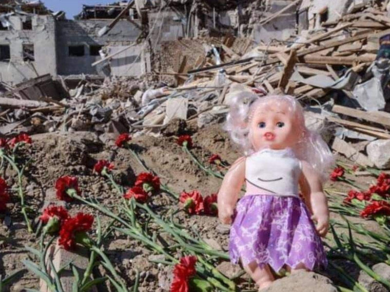 44 günlük müharibədə 12 uşaq ermənilər tərəfindən qətlə yetirilib, 5 uşaq hər iki valideynini itirib