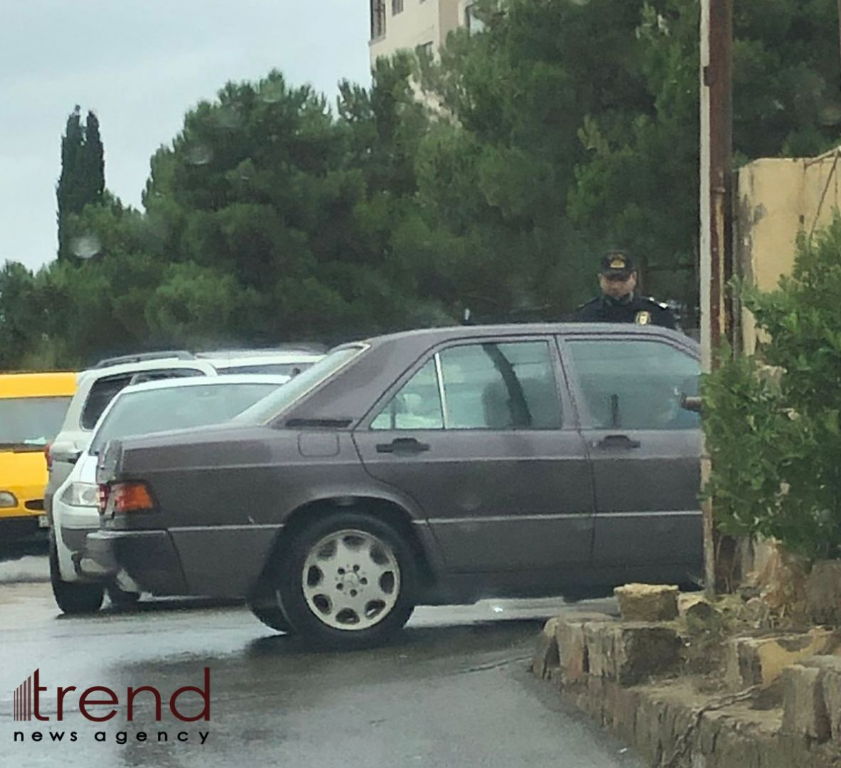 Bakıda polis əməkdaşının arvadını güllələyib öldürdüyü yerdən - GÖRÜNTÜLƏR