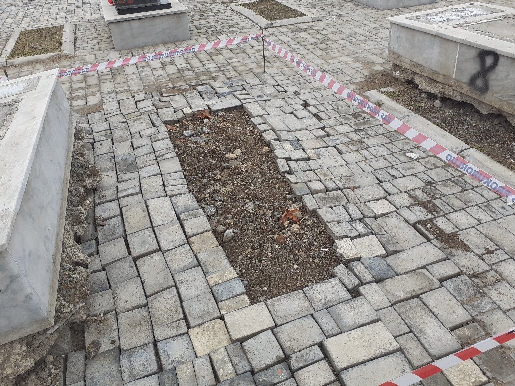 Dəfn olunan naməlum şəhid qəbrləri ekshumasiya edilib -  FOTO