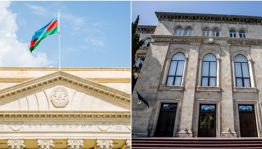 Ali Məhkəmə və Ədliyyə Nazirliyi birgə məlumat yayıb