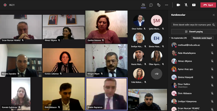 Yeni tədris ilində Mingəçevir Dövlət Universiteti Elmi Şurasının ilk iclası  keçirilib