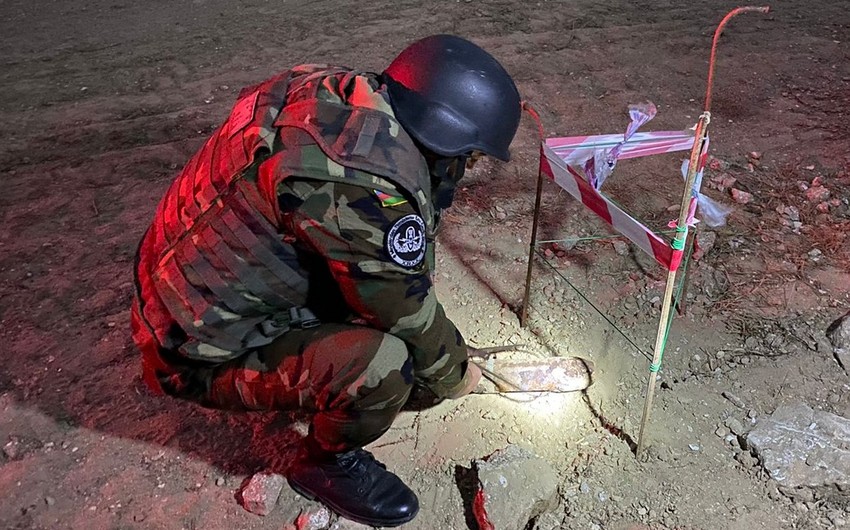 Bakıda top mərmisi tapılıb