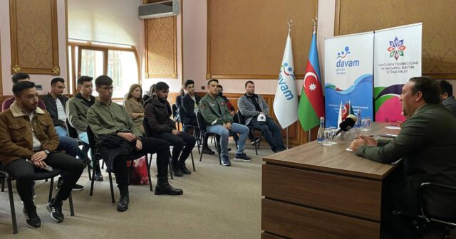 Türkiyədən təhsil üçün Azərbaycana gələn gənclərlə görüş keçirilib