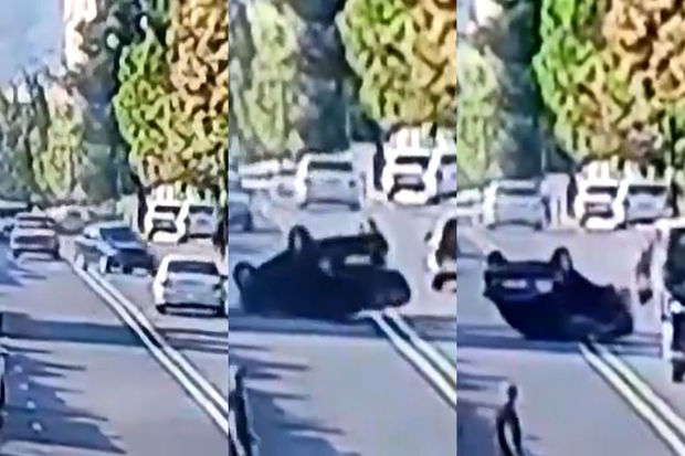 Balakən dəhşətli qəzanın görüntüləri - ANBAAN VİDEO