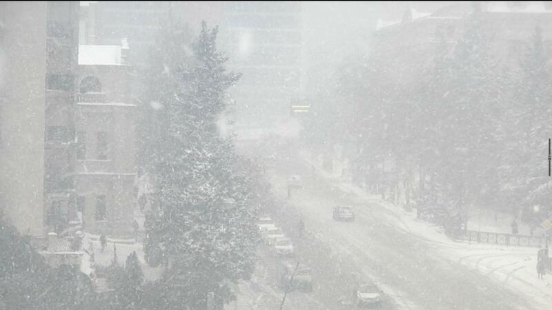 Bəzi rayonlarda qar yağıb - FAKTİKİ HAVA