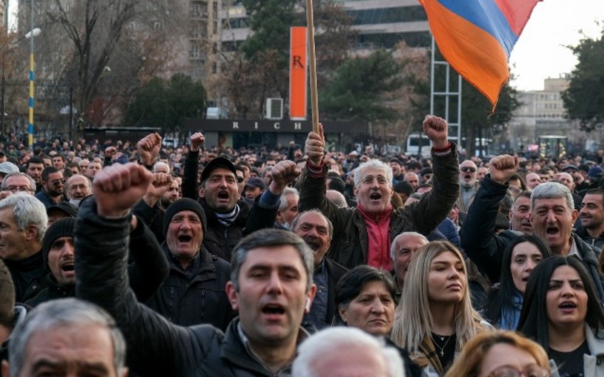 Ermənistanda Paşinyan əleyhinə aksiyalara başlanılacaq