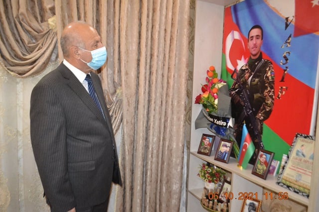 İcra başçısı şəhid ailələrini ziyarət etdi - FOTOLAR