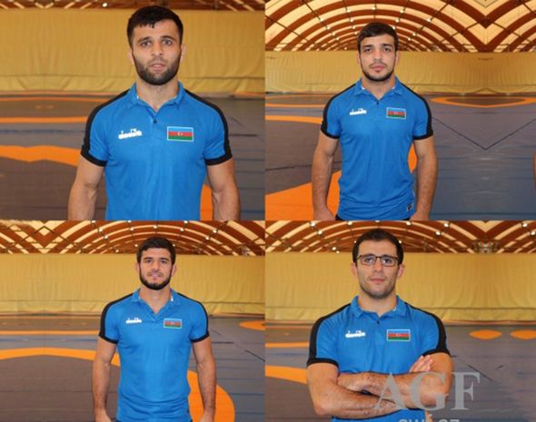 Dünya və Avropa çempionumuz Oslodo erməni güləşçiyə qarşı - FOTO