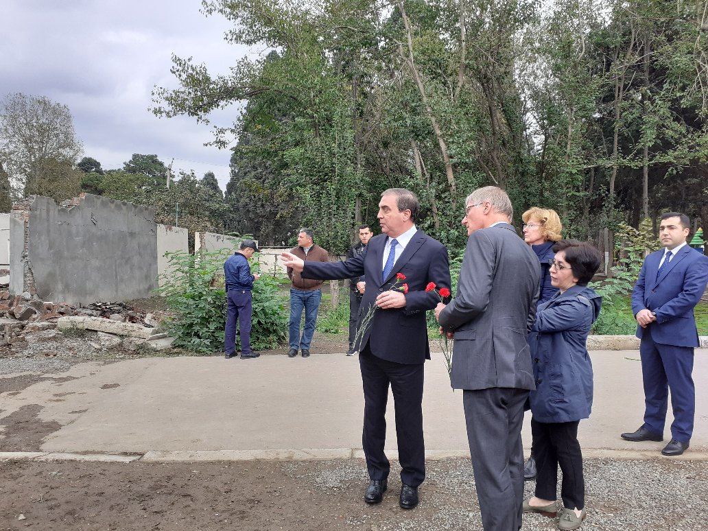 Almaniyanın ölkəmizdəki səfiri Gəncədə səfərdədir - FOTO