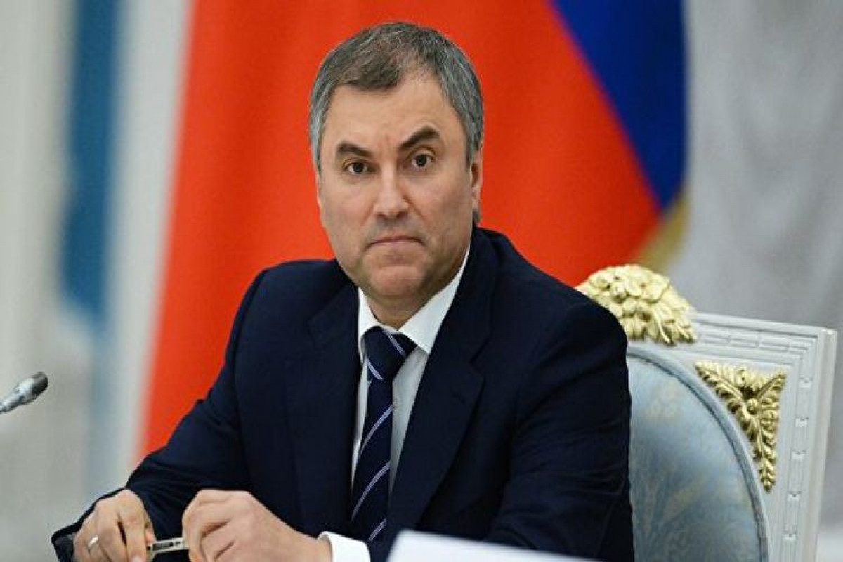 Vyaçeslav Volodin yenidən Dövlət Dumasının sədri postuna namizəd olub
