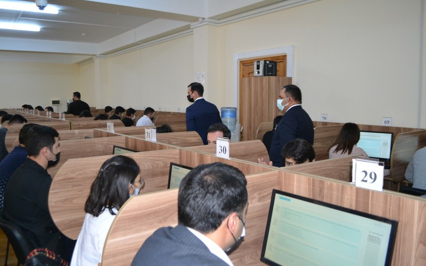 Prokurorluq orqanlarına qəbulla bağlı test imtahanı keçirilib