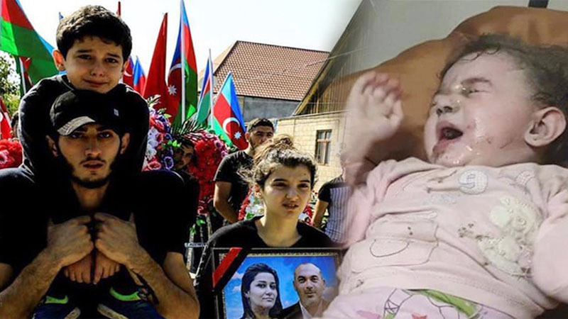 Gəncə terrorunda valideynlərini itirən uşaqlar (FOTOLAR)