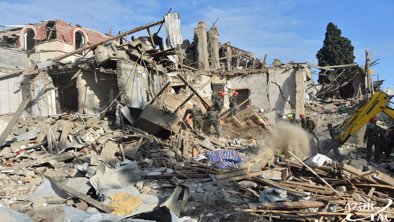 Прошел год со дня ракетного обстрела Арменией Гянджи - ВИДЕО