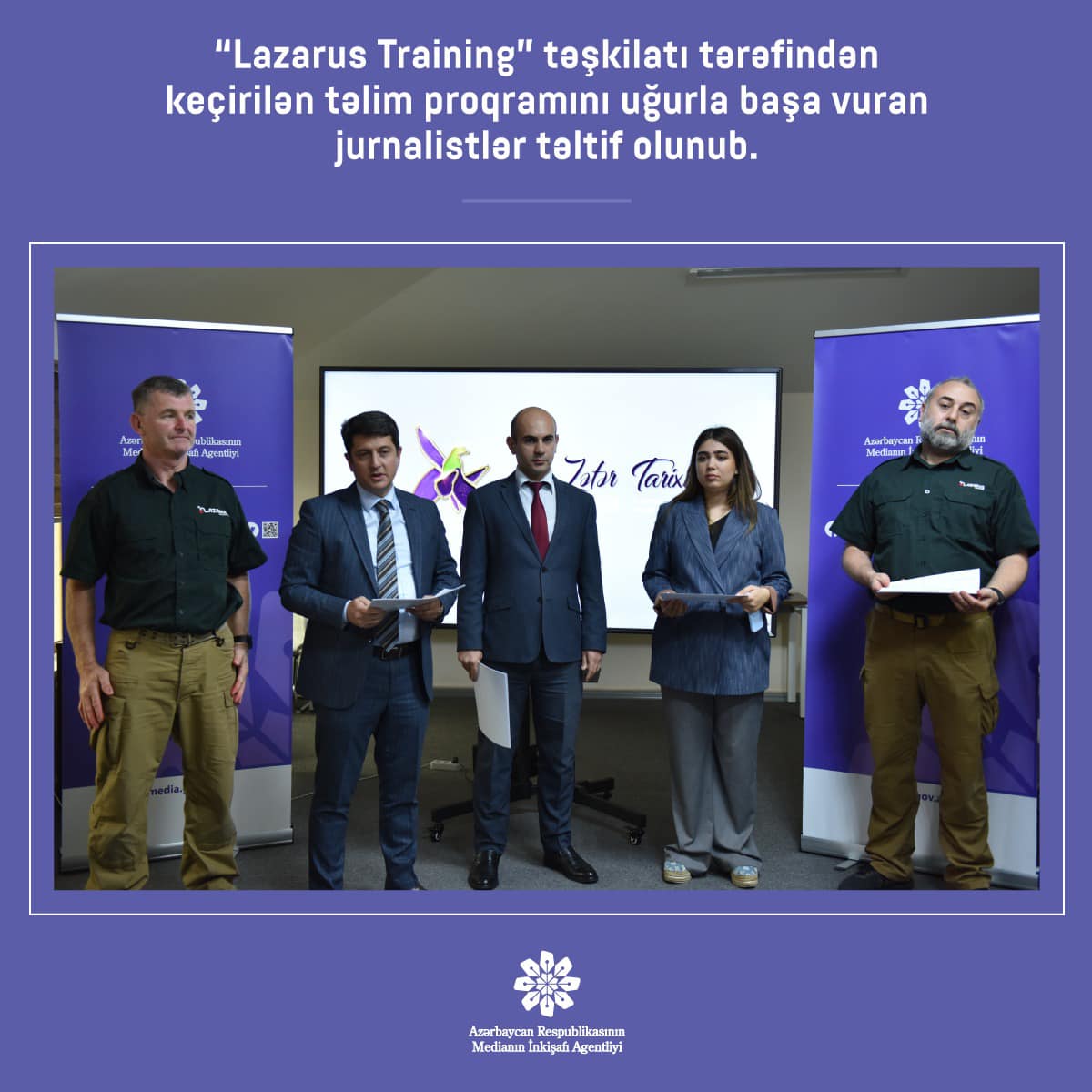 MEDİA-nın təşəbbüsü ilə keçirilən təlimlər başa çatıb, sertifikatlar verilib