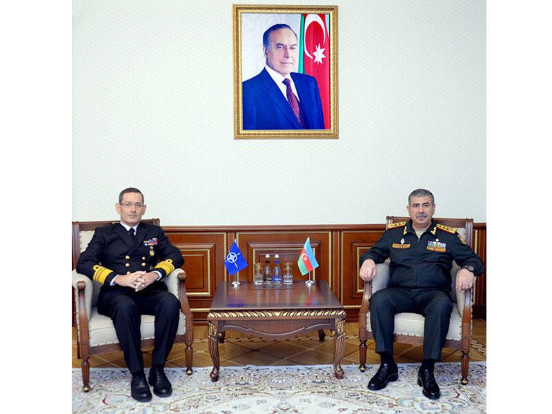 Zakir Həsənov NATO nümayəndəsi ilə görüşdü - FOTO