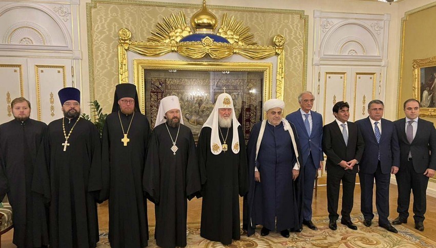 Azərbaycan və Rusiyanın dini liderləri arasında görüş keçirilib - YENİLƏNİB 