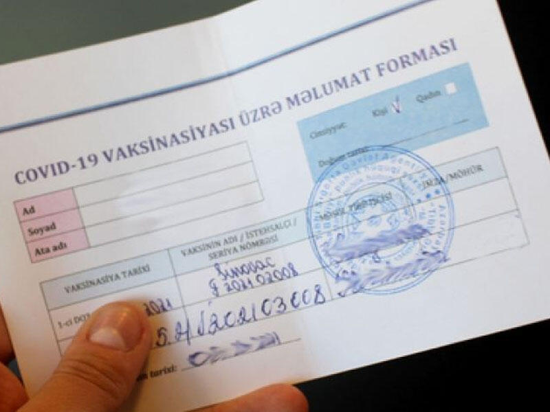 Saxta COVID pasportu satanlarla bağlı cinayət işi başlandı