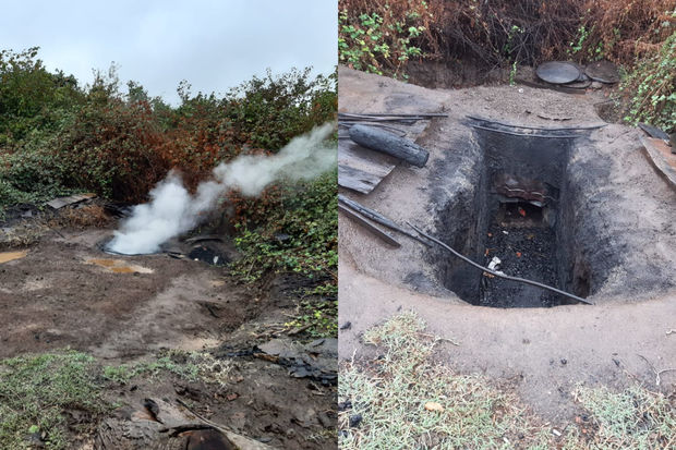 Meşəlik ərazidə qanunsuz çalışan ocaqxanaların fəaliyyəti dayandırıldı - FOTO/VİDEO