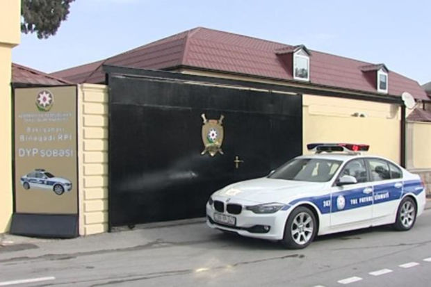 Bakıda polis şöbəsini su basdı