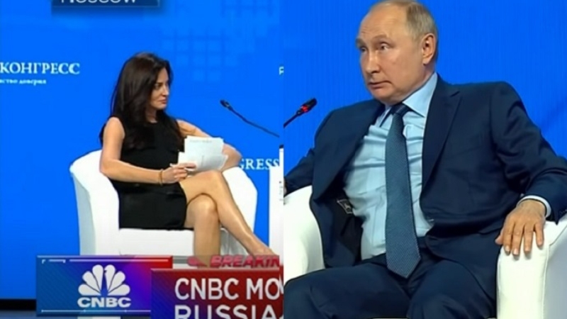 Putinin amerikalı jurnalistlə maraqlı dialoqu: 