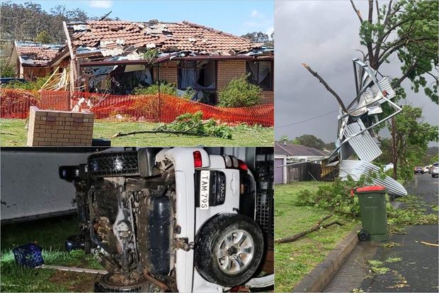 Торнадо разрушил здания на восточном побережье Австралии