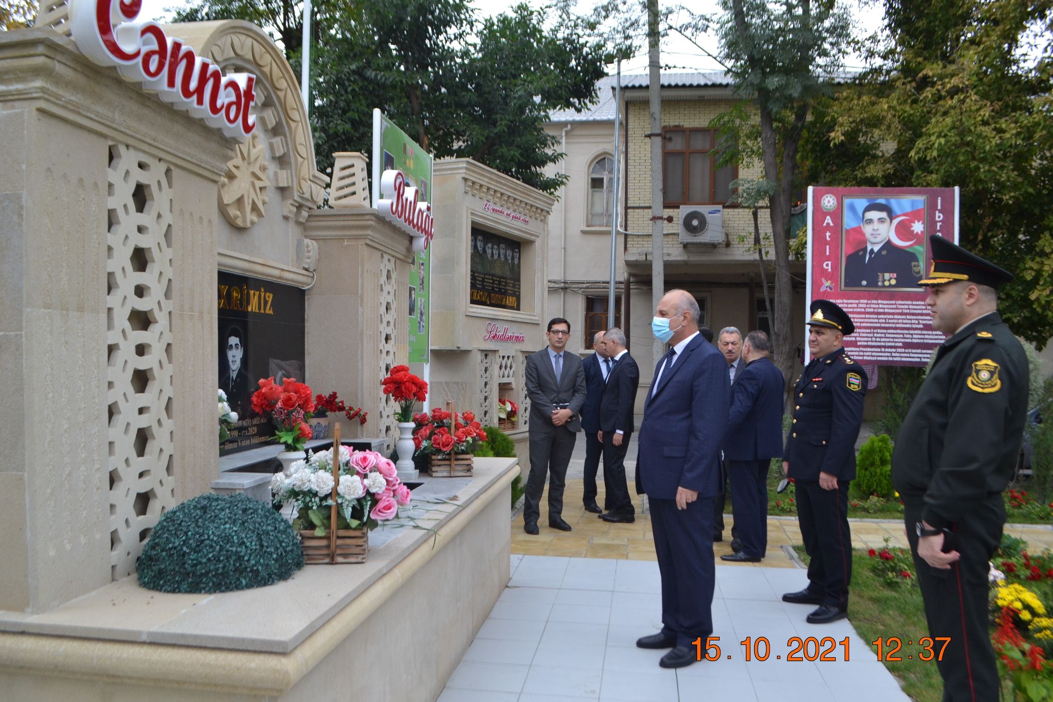 Mingəçevir icra başçısı yenidən şəhid ailələrini ziyarət etdi - FOTOLAR