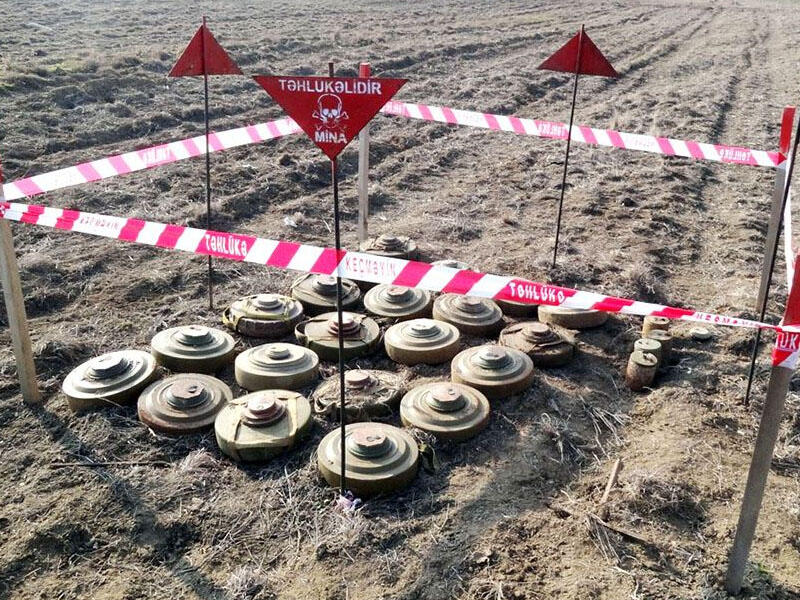 Ötən həftə 140 hektardan çox ərazi minadan təmizlənib