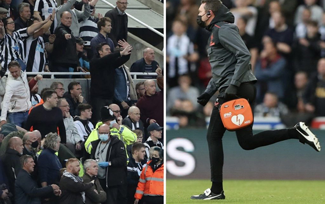 Azarkeşin halı pisləşdi, oyun dayandırıldı