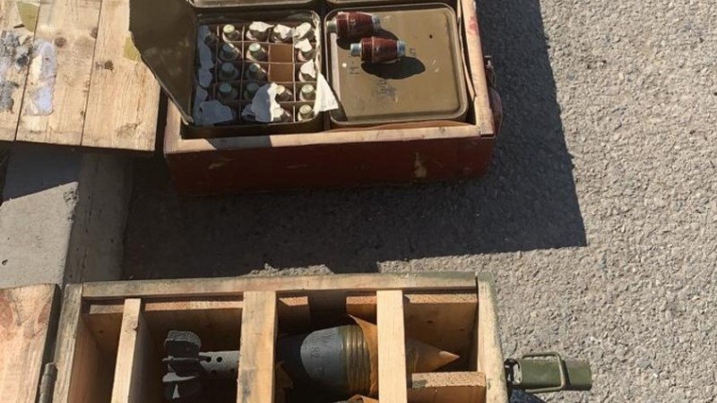 Zəngilanda ermənilərin atıb qaçdığı silah-sursat aşkarlandı (FOTO)