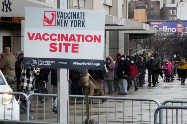 Nyu-Yorkda peyvənd olunmayanlara maaş verilməyəcək