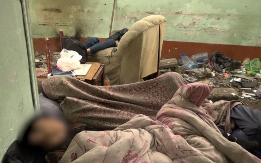 Bakının mərkəzində narkomanlar yuvası