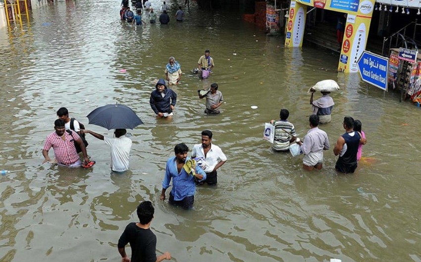 Nepal və Hindistanda daşqınlar nəticəsində 180-dən çox insan ölüb