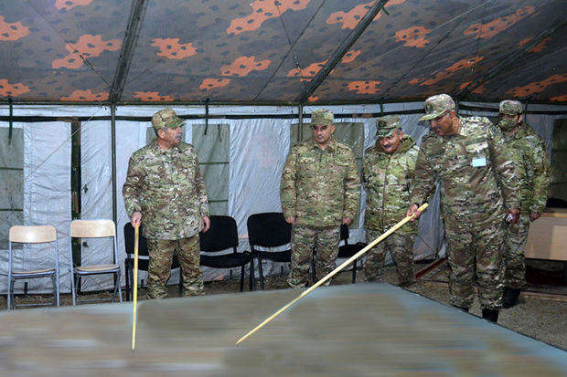 Laçında təlimlər: Zakir Həsənov izlədi, tapşırıqlar verdi - FOTO/VİDEO