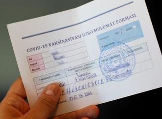Saxta yollarla COVID-19 pasportu əldə edən şəxslər saxlanılıb