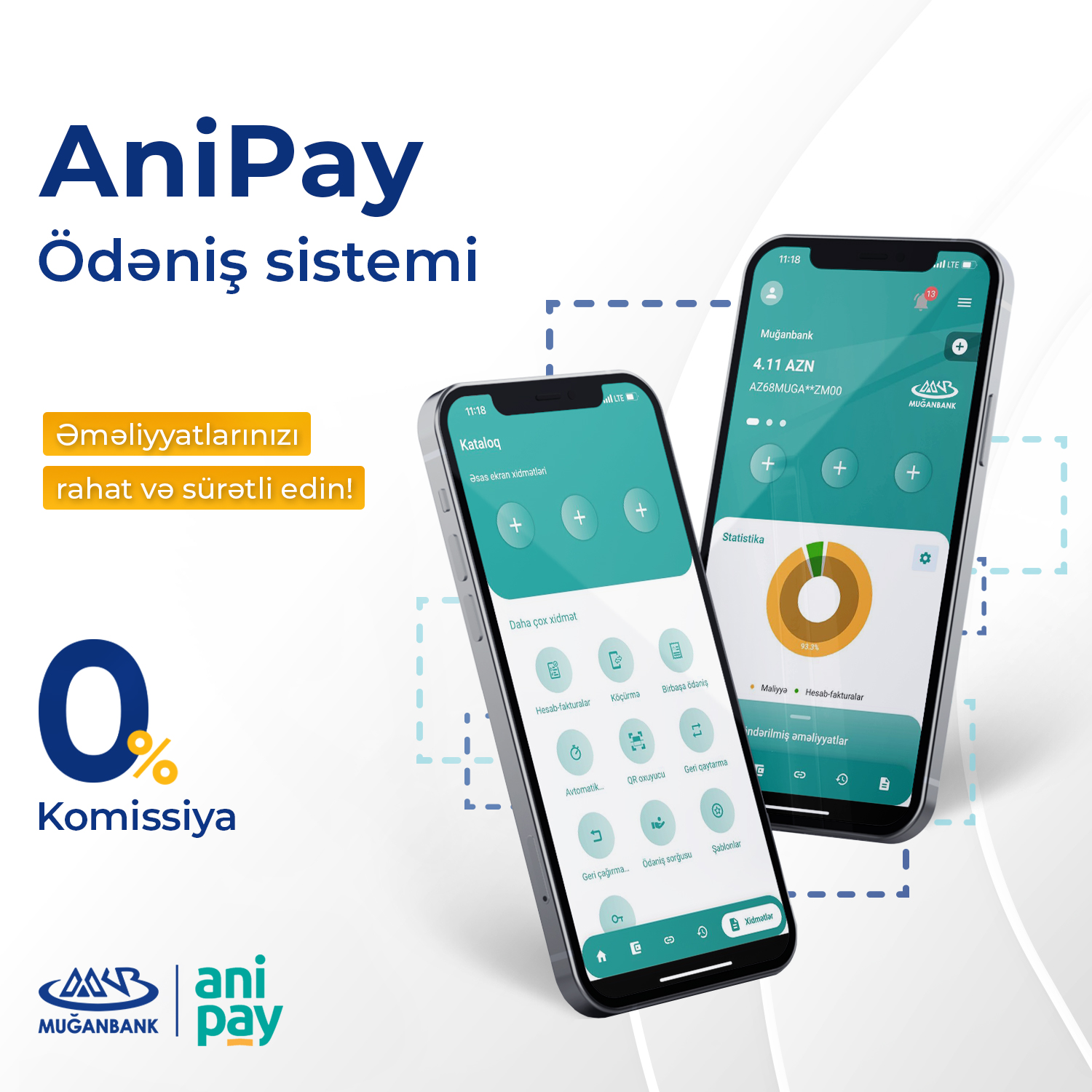 Muğanbank “AniPay” ödəniş sistəminə qoşulub