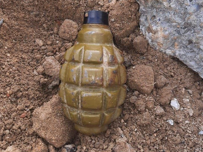 Bakıda prospektdə qumbara tapılıb