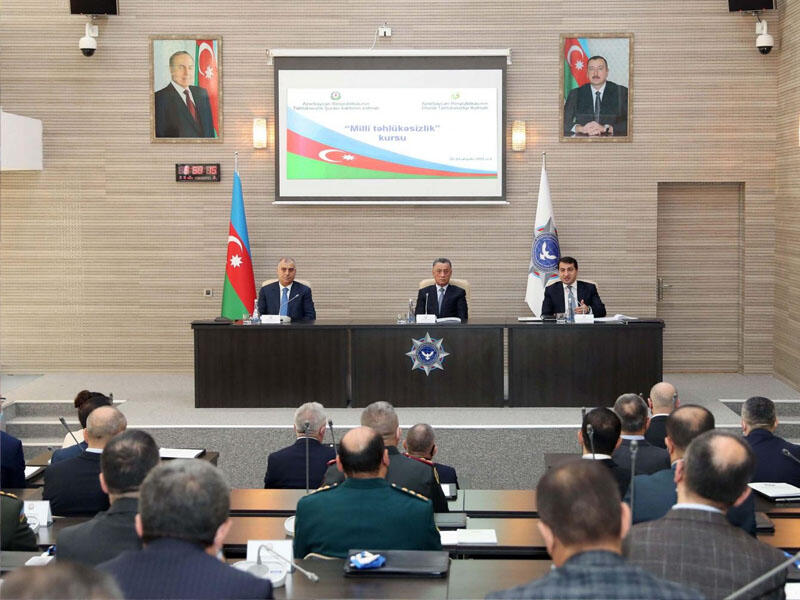 DTX-nin Beynəlxalq Antiterror Təlim Mərkəzində “Milli təhlükəsizlik” mövzusunda kursun açılışı olub - FOTO