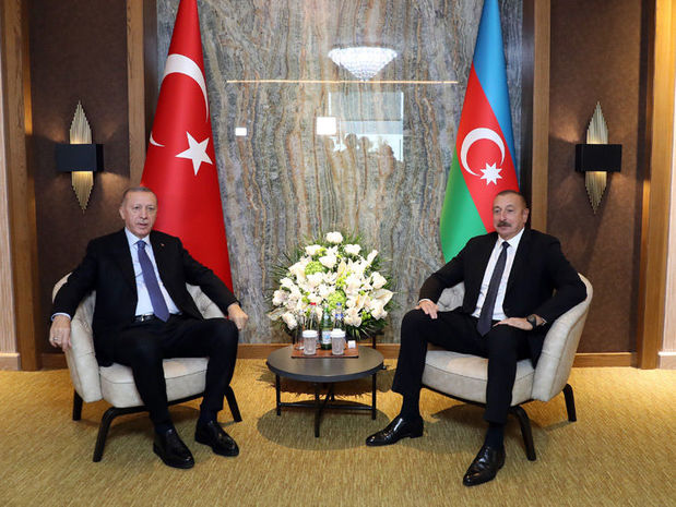 Azərbaycan və Türkiyə prezidentlərinin görüşü oldu - FOTO