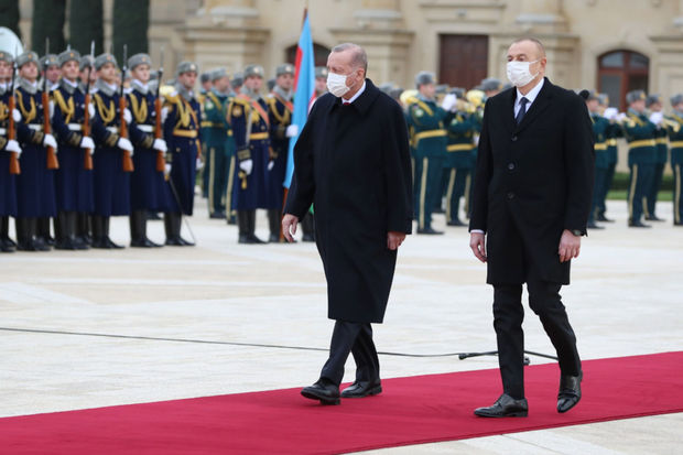 Zəngilanda Ərdoğanın rəsmi qarşılanma mərasimi - YENİLƏNİB + CANLI YAYIM