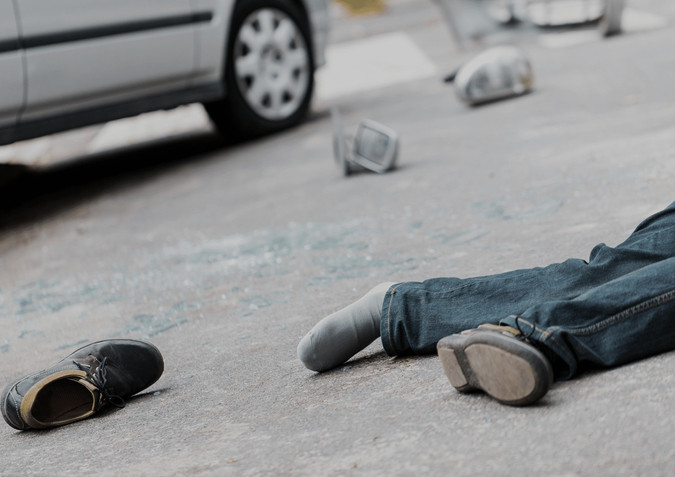 Bakıda yol polisinin yanında piyadanı vurdular - ANBAAN VİDEO