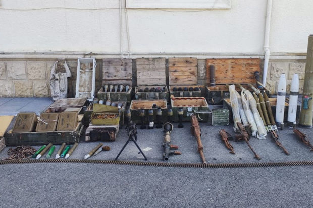 В Физули обнаружены оружие и боеприпасы - ВИДЕО