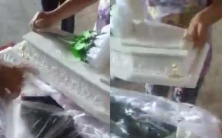 Yas mərasimində ŞOK YAŞANDI: Uşağın tabutunu açan ana GÖRDÜYÜNƏ İNANMADI - Səhvən... / VİDEO