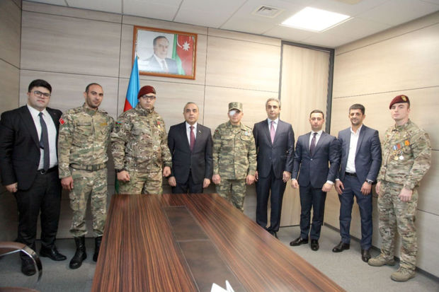 QHT-lərə Dövlət Dəstəyi Agentliyinin Müşahidə Şurasının sədri qazilərlə görüşüb