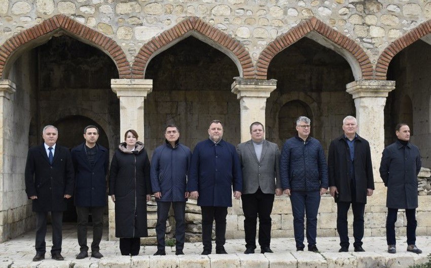 Estoniyalı parlamentarilər Ağdamda ermənilərin törətdiyi vəhşiliklərlə tanış olublar